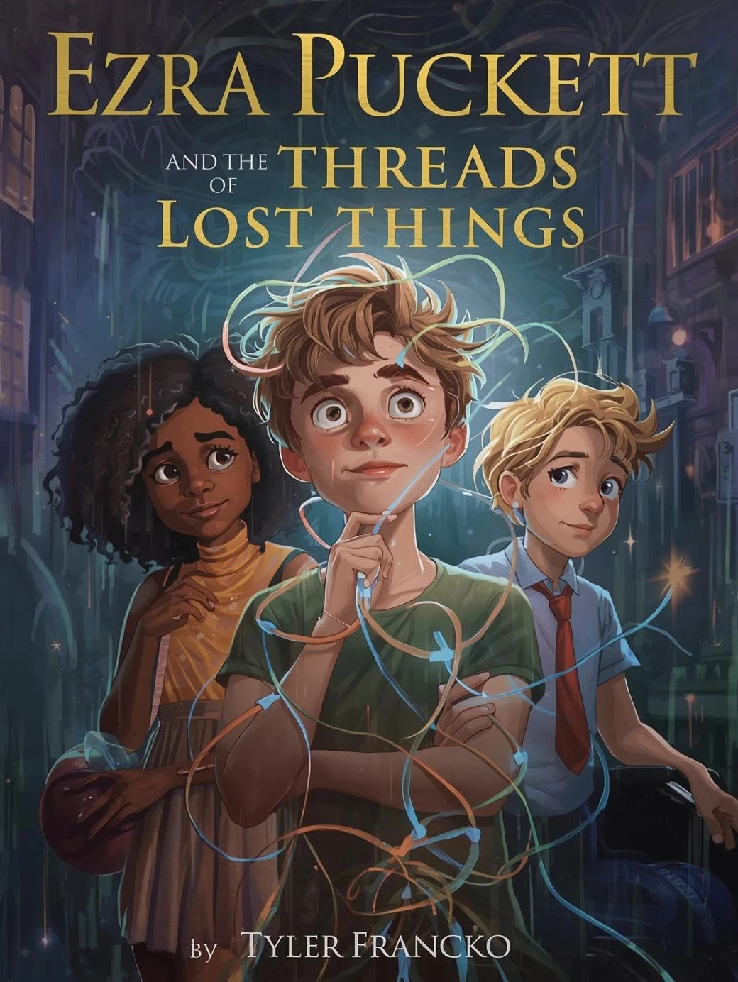 Cover art for Ezra Puckett and the Threads of Lost Things
